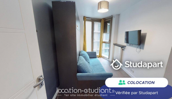 Colocation tudiante Studio à Paris 19me arrondissement (75019)