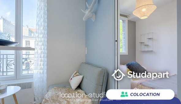Colocation tudiante Studio à Paris 19me arrondissement (75019)