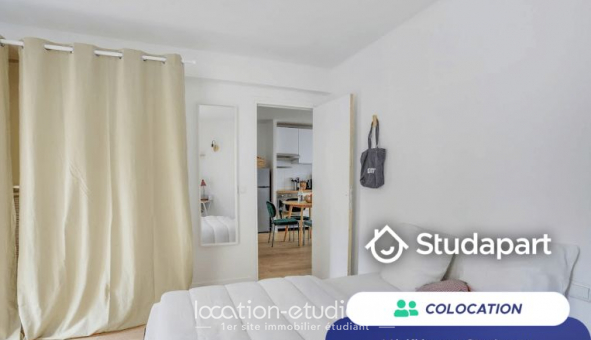 Colocation tudiante Studio à Paris 19me arrondissement (75019)