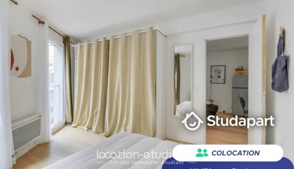 Colocation tudiante Studio à Paris 19me arrondissement (75019)