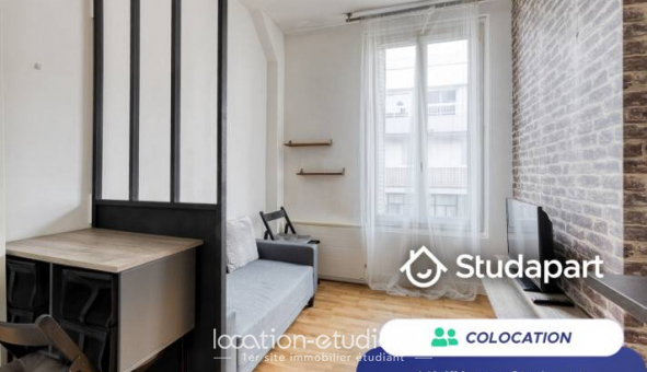 Colocation tudiante Studio à Paris 19me arrondissement (75019)