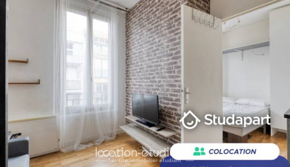 Colocation tudiante Studio à Paris 19me arrondissement (75019)