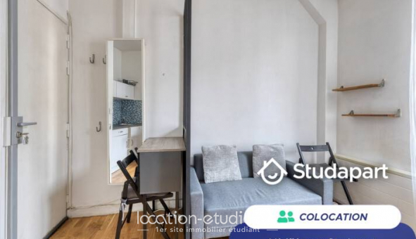 Colocation tudiante Studio à Paris 19me arrondissement (75019)