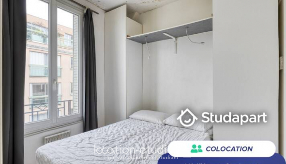 Colocation tudiante Studio à Paris 19me arrondissement (75019)