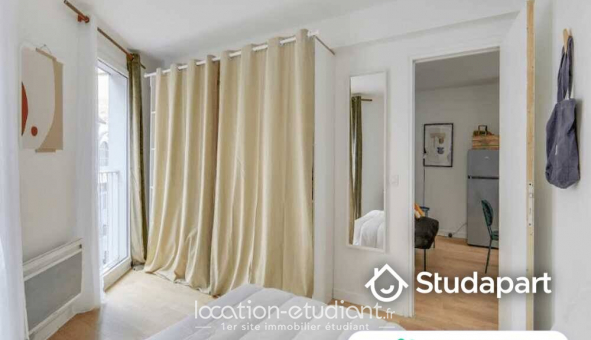 Colocation tudiante Studio à Paris 19me arrondissement (75019)