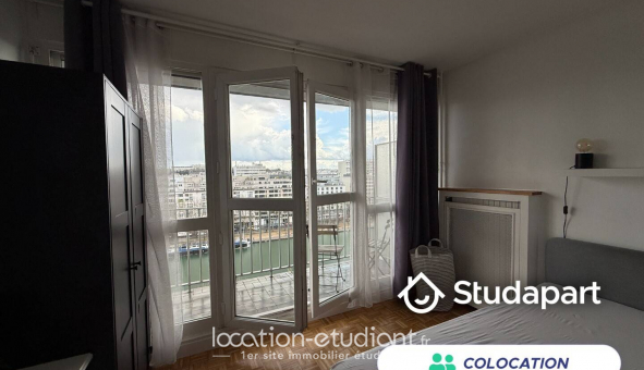 Colocation �tudiante Studio &agrave; Paris 19�me arrondissement (75019)