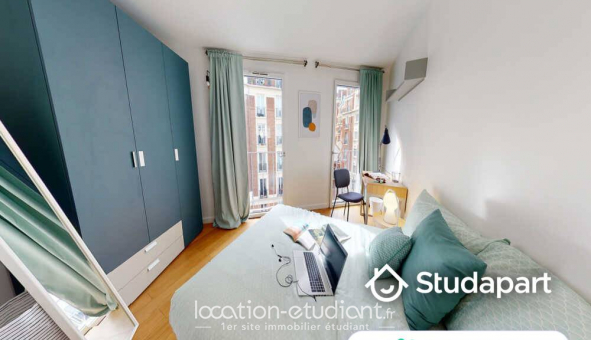 Colocation �tudiante Studio &agrave; Paris 19�me arrondissement (75019)