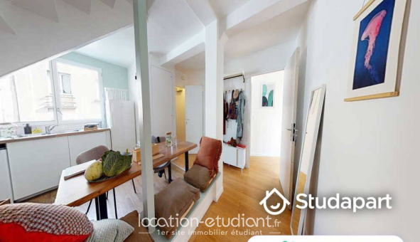 Colocation �tudiante Studio &agrave; Paris 19�me arrondissement (75019)