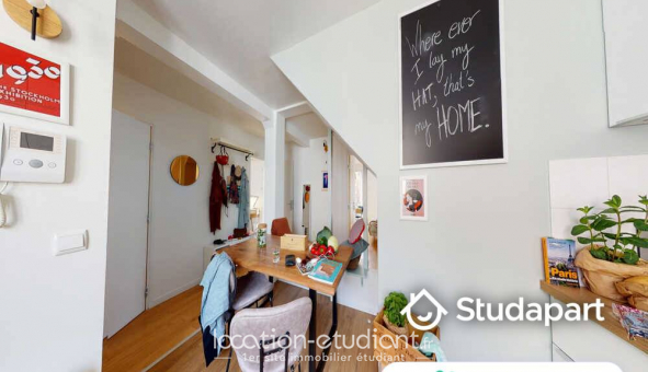 Colocation �tudiante Studio &agrave; Paris 19�me arrondissement (75019)