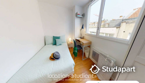 Colocation �tudiante Studio &agrave; Paris 19�me arrondissement (75019)