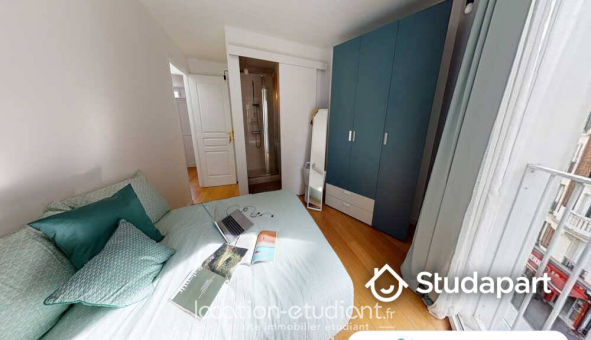 Colocation �tudiante Studio &agrave; Paris 19�me arrondissement (75019)