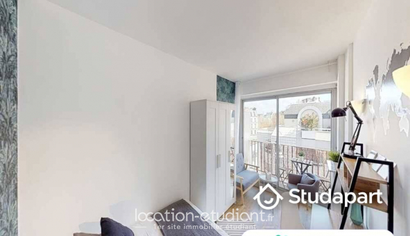 Colocation �tudiante Studio &agrave; Paris 19�me arrondissement (75019)
