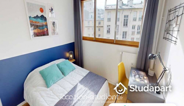 Colocation �tudiante Studio &agrave; Paris 19�me arrondissement (75019)
