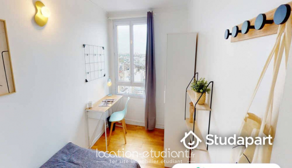 Colocation �tudiante Studio &agrave; Paris 19�me arrondissement (75019)