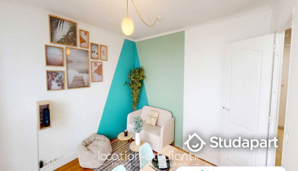 Colocation �tudiante Studio &agrave; Paris 19�me arrondissement (75019)