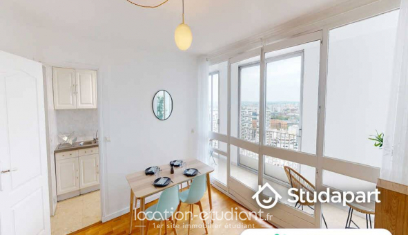Colocation �tudiante Studio &agrave; Paris 19�me arrondissement (75019)