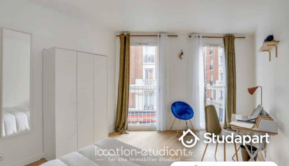 Colocation �tudiante Studio &agrave; Paris 19�me arrondissement (75019)