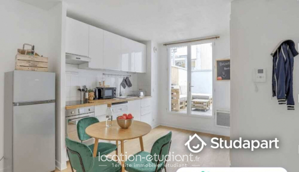 Colocation �tudiante Studio &agrave; Paris 19�me arrondissement (75019)