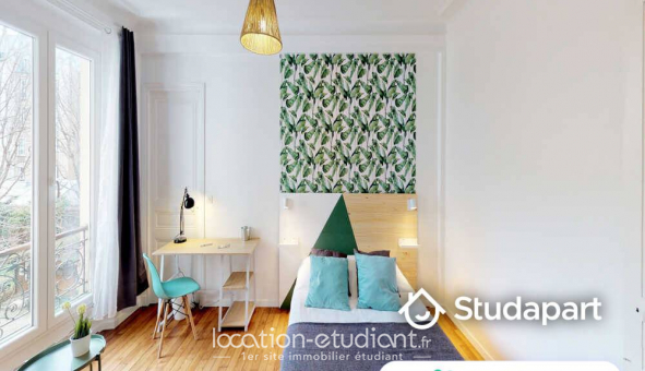 Colocation �tudiante Studio &agrave; Paris 19�me arrondissement (75019)