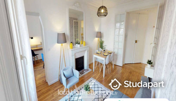 Colocation �tudiante Studio &agrave; Paris 19�me arrondissement (75019)
