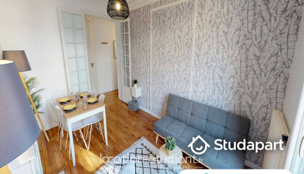 Colocation �tudiante Studio &agrave; Paris 19�me arrondissement (75019)