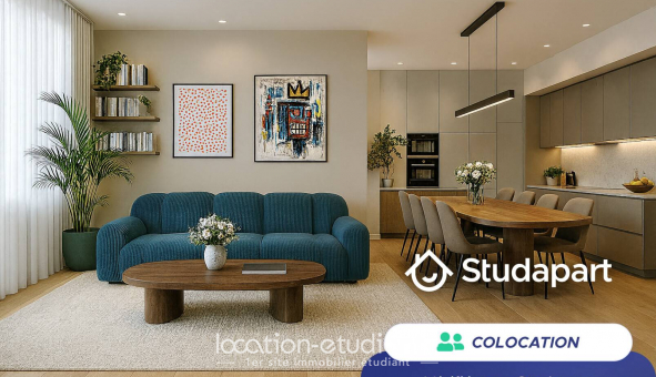Colocation �tudiante Studio &agrave; Paris 19�me arrondissement (75019)