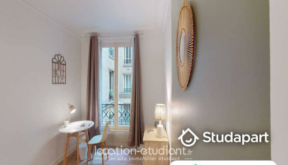 Colocation �tudiante Studio &agrave; Paris 19�me arrondissement (75019)