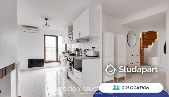 Colocation étudiante Studio à Paris 19ème arrondissement (75019)