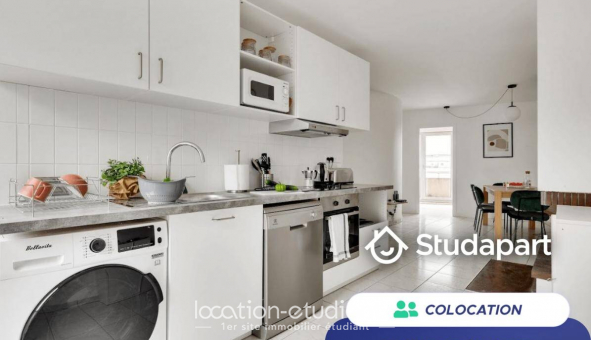 Colocation étudiante Studio à Paris 19ème arrondissement (75019)