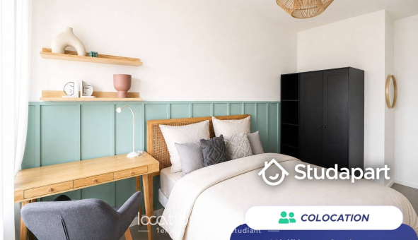 Colocation étudiante T4 &agrave; Paris 19ème arrondissement (75019)