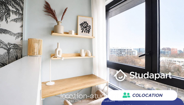 Colocation étudiante T4 &agrave; Paris 19ème arrondissement (75019)