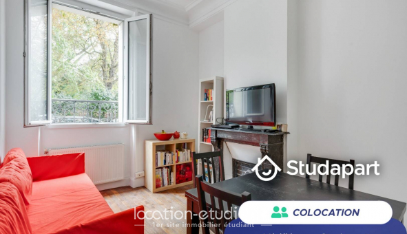Colocation étudiante T4 à Paris 19ème arrondissement (75019)