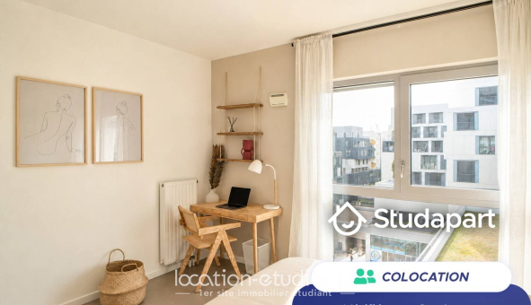 Colocation étudiante T4 &agrave; Paris 19ème arrondissement (75019)