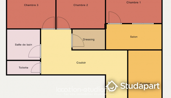 Colocation �tudiante Studio &agrave; Paris 20�me arrondissement (75020)