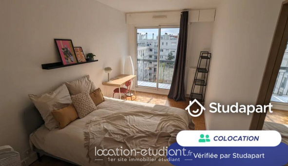 Colocation �tudiante Studio &agrave; Paris 20�me arrondissement (75020)