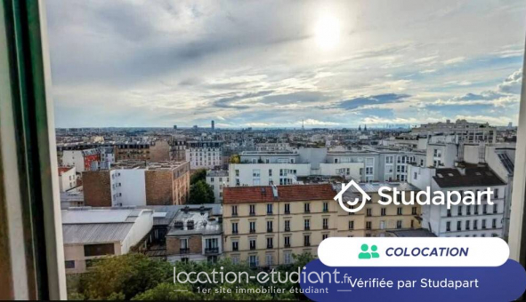 Colocation tudiante Studio à Paris 20me arrondissement (75020)