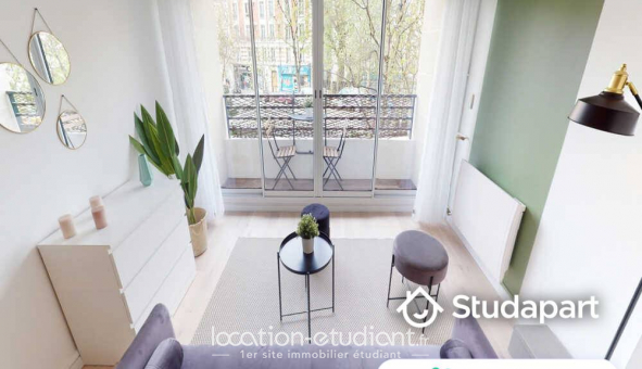 Colocation tudiante Studio à Paris 20me arrondissement (75020)