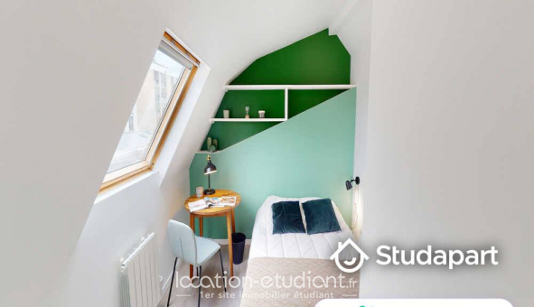 Colocation �tudiante Studio &agrave; Paris 20�me arrondissement (75020)