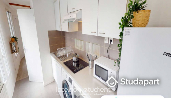 Colocation �tudiante Studio &agrave; Paris 20�me arrondissement (75020)