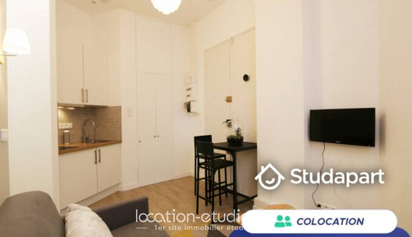 Colocation �tudiante Studio &agrave; Paris 20�me arrondissement (75020)