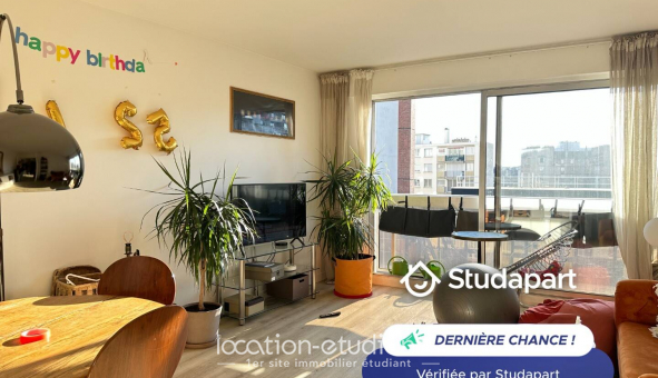 Colocation �tudiante Studio &agrave; Paris 20�me arrondissement (75020)