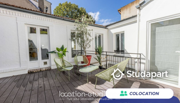 Colocation �tudiante Studio &agrave; Paris 20�me arrondissement (75020)
