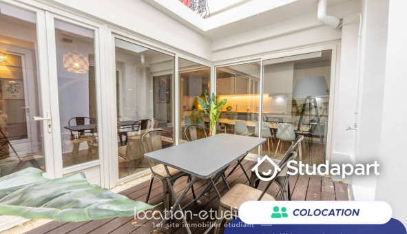 Colocation �tudiante Studio &agrave; Paris 20�me arrondissement (75020)