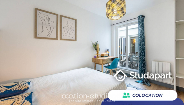Colocation �tudiante Studio &agrave; Paris 20�me arrondissement (75020)
