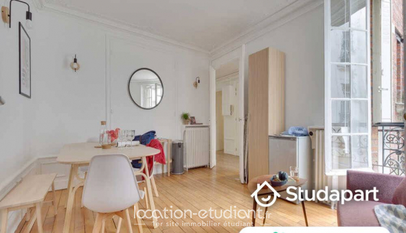 Colocation �tudiante Studio &agrave; Paris 20�me arrondissement (75020)