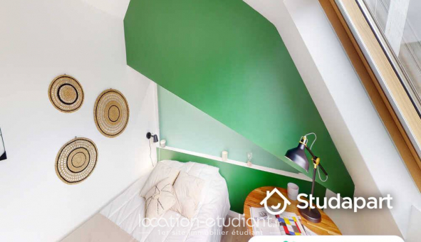 Colocation �tudiante Studio &agrave; Paris 20�me arrondissement (75020)