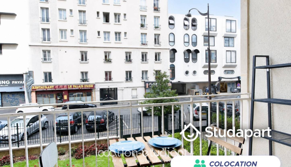 Colocation étudiante T3 &agrave; Paris 20ème arrondissement (75020)