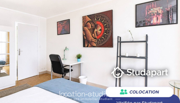Colocation étudiante T3 &agrave; Paris 20ème arrondissement (75020)