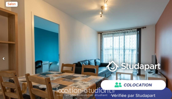 Colocation étudiante Studio à Pau (64000)