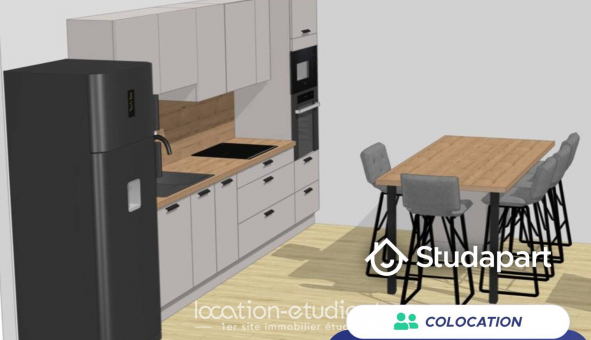 Colocation �tudiante Studio &agrave; Pau (64000)